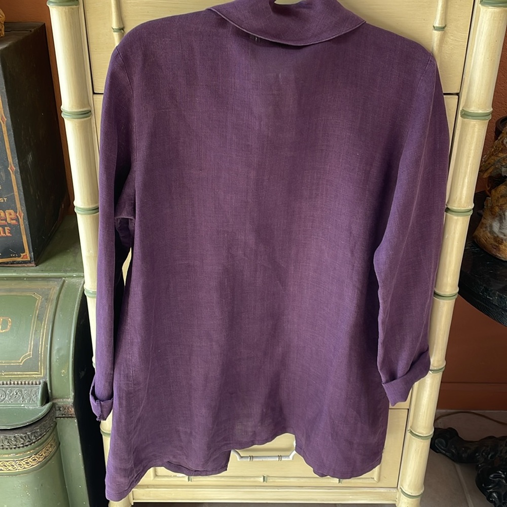 Vintage TSD Purple Hemp Jacket size Small - Picture 3 of 8